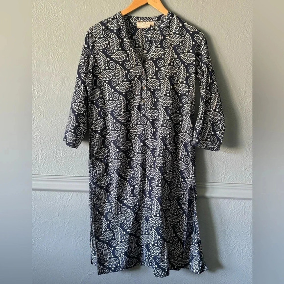 Utsa, swim cover, tunic, navy, kaftan, Kurta, size small - Picture 1 of 9